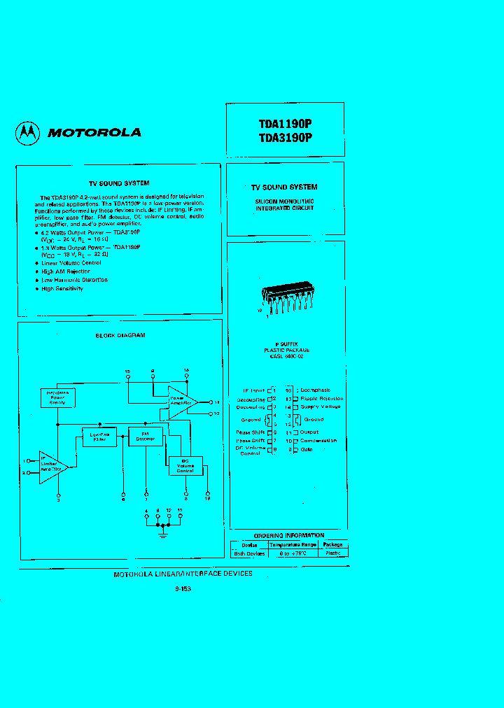 TDA1190P_155466.PDF Datasheet