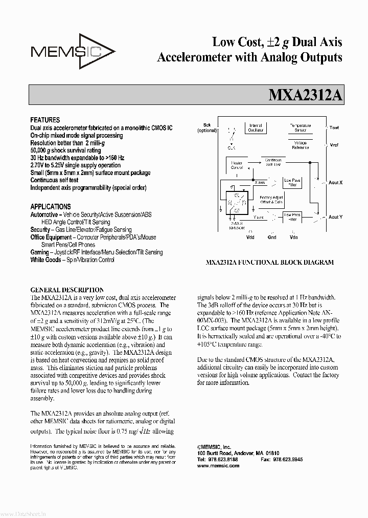 MXA2312A_154474.PDF Datasheet