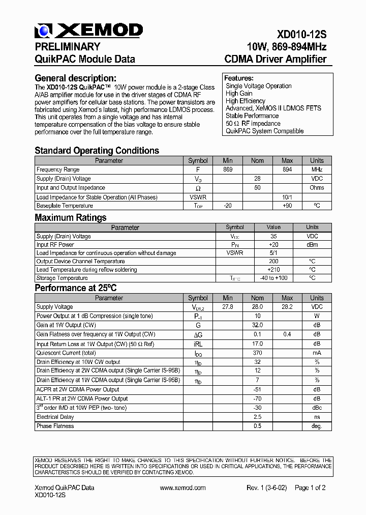 XD010-12S_182116.PDF Datasheet