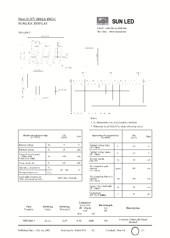 XDUG09C3_182280.PDF Datasheet