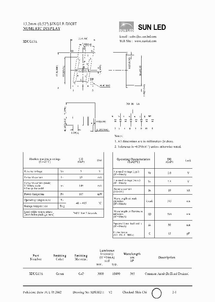 XDUG13A_182303.PDF Datasheet