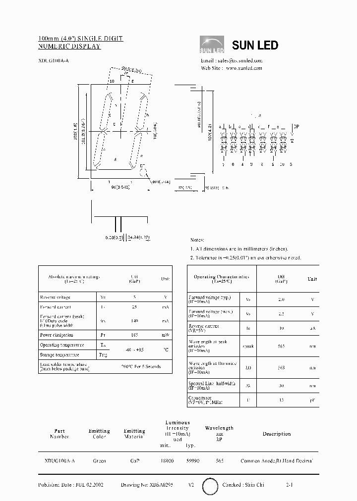 XDUG100A-A_182282.PDF Datasheet