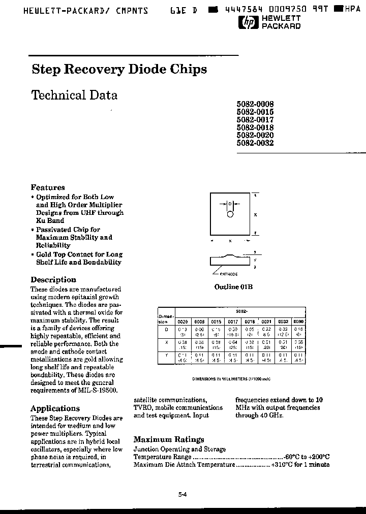 5082-0015_190479.PDF Datasheet