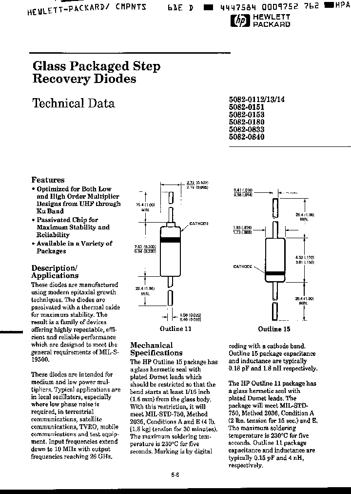 5082-0112_190482.PDF Datasheet