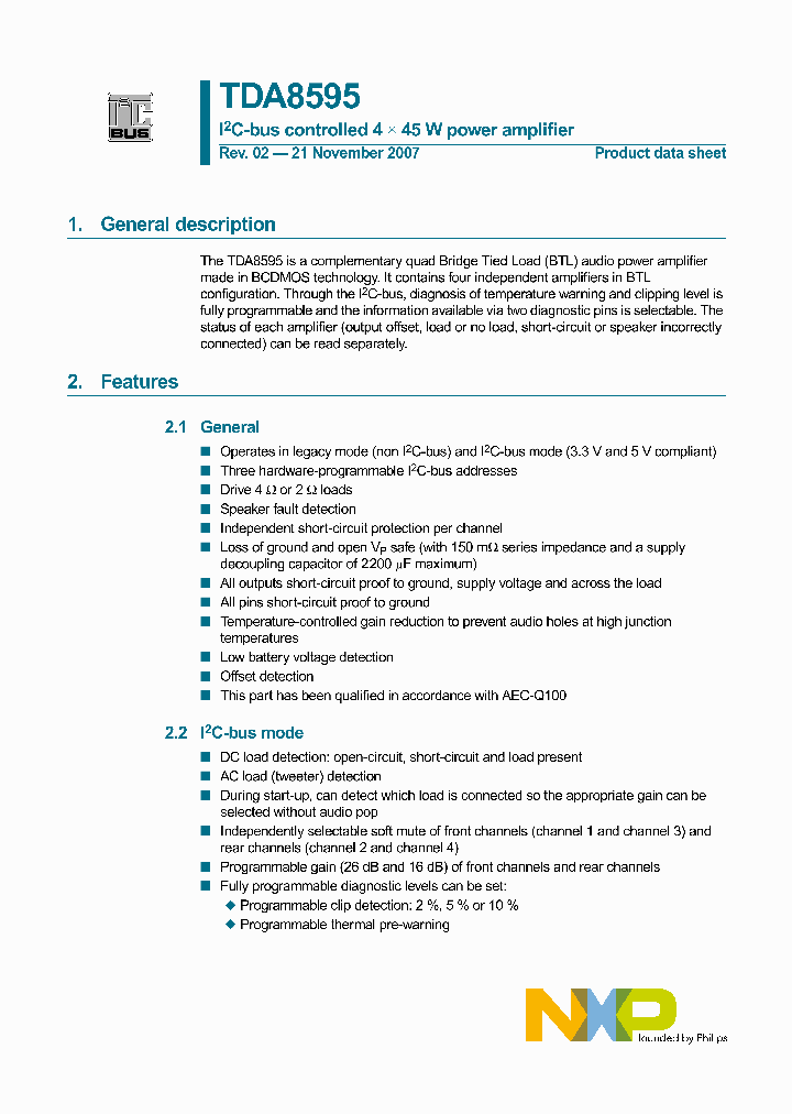 TDA8595_184132.PDF Datasheet