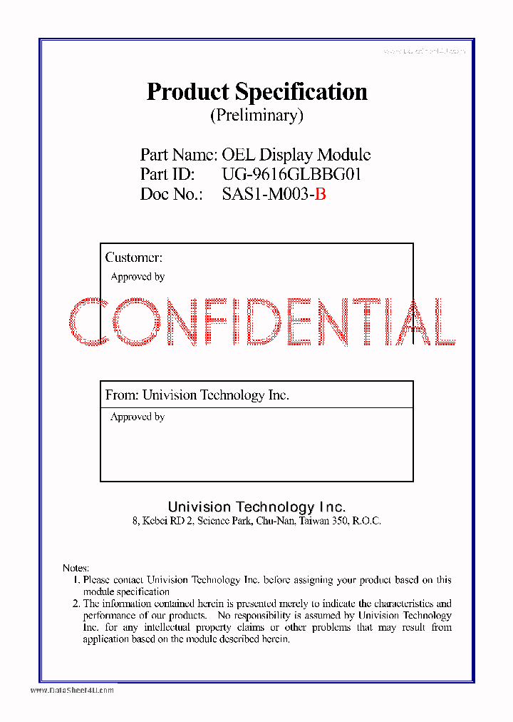 UG-9616GLBBG01_156704.PDF Datasheet