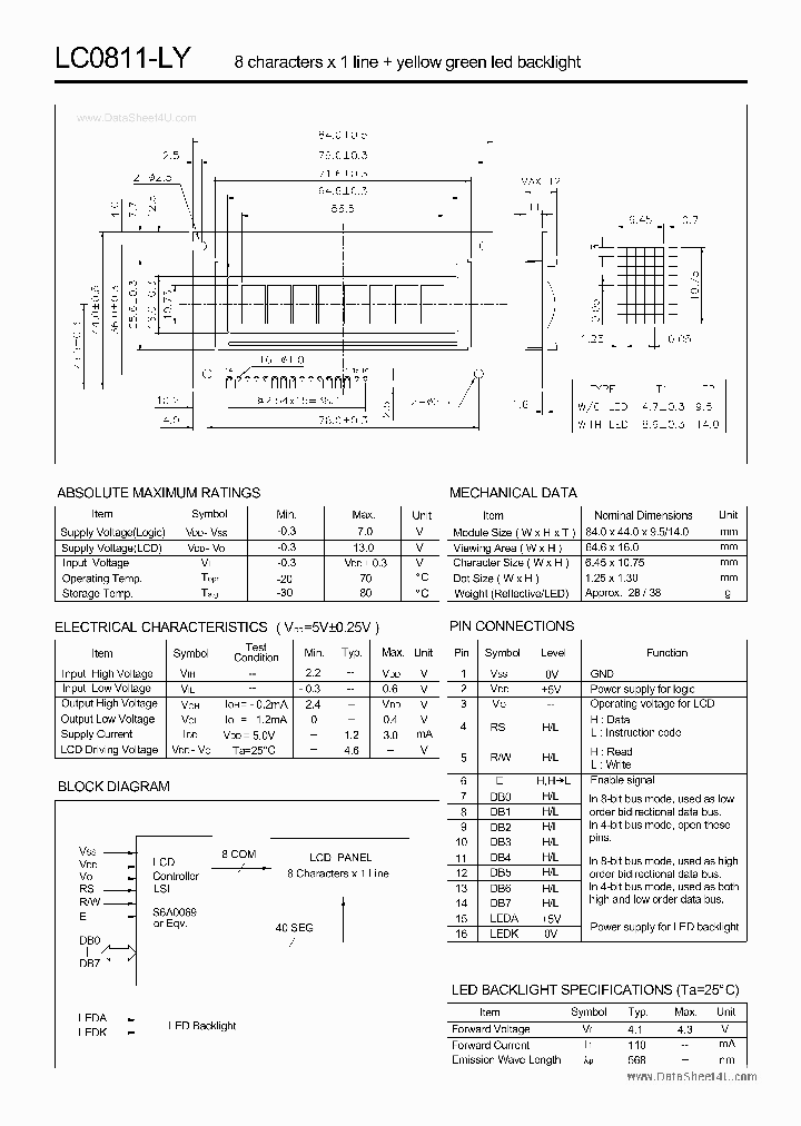 LC0811-LY_157649.PDF Datasheet