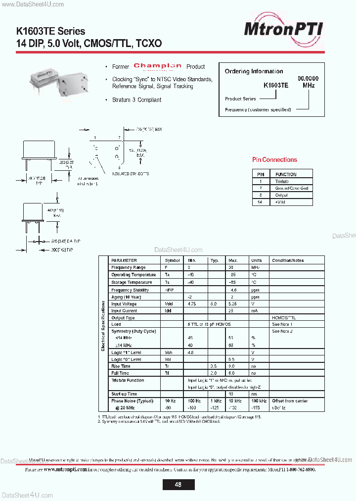K1603TE_157894.PDF Datasheet