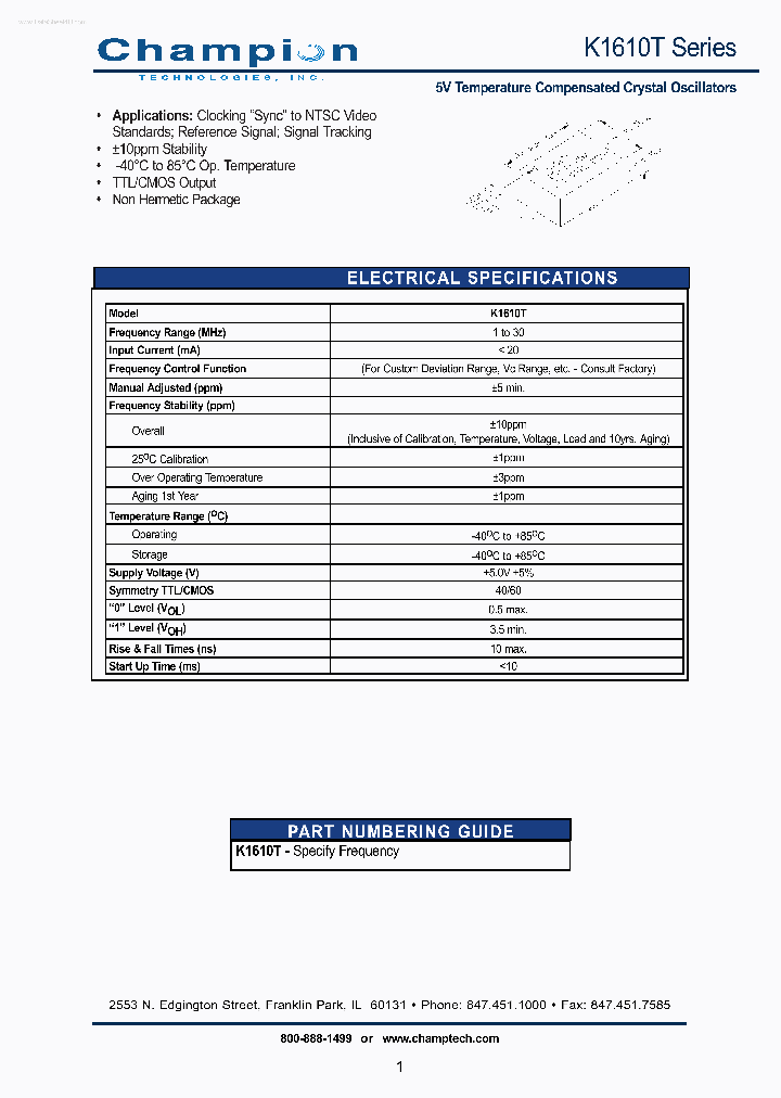 K1610T_157898.PDF Datasheet