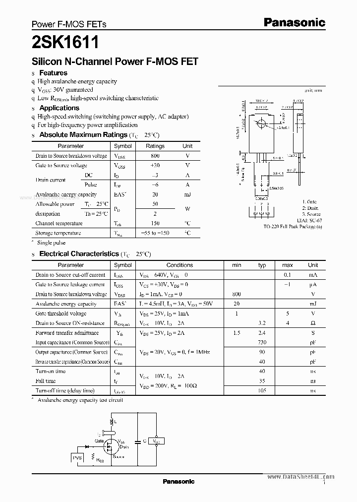 K1611_157899.PDF Datasheet