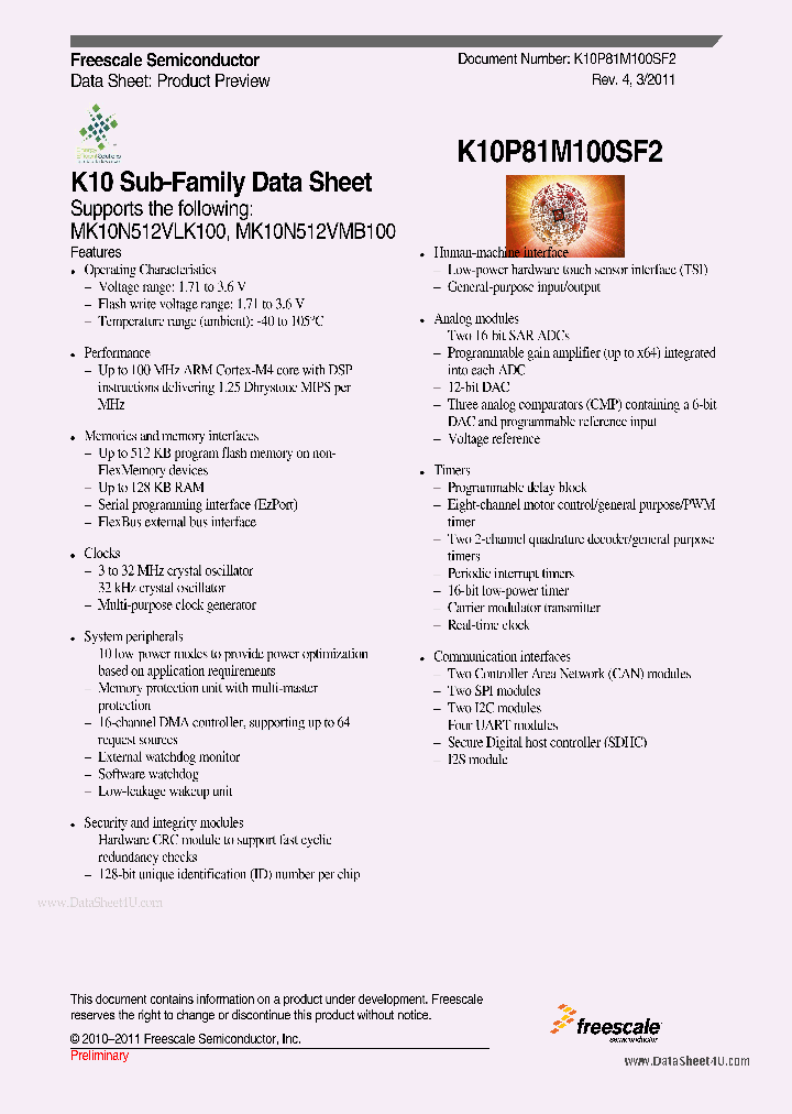 K10P81M100SF2_157826.PDF Datasheet