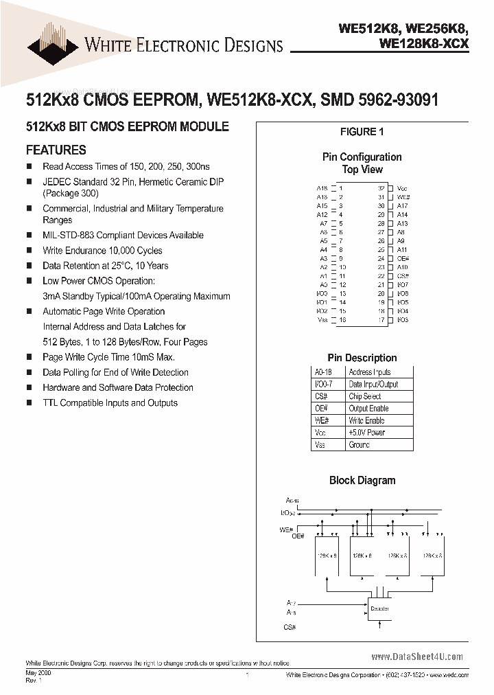 WE256K8_158137.PDF Datasheet