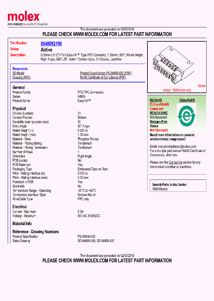 54809-2198_193177.PDF Datasheet