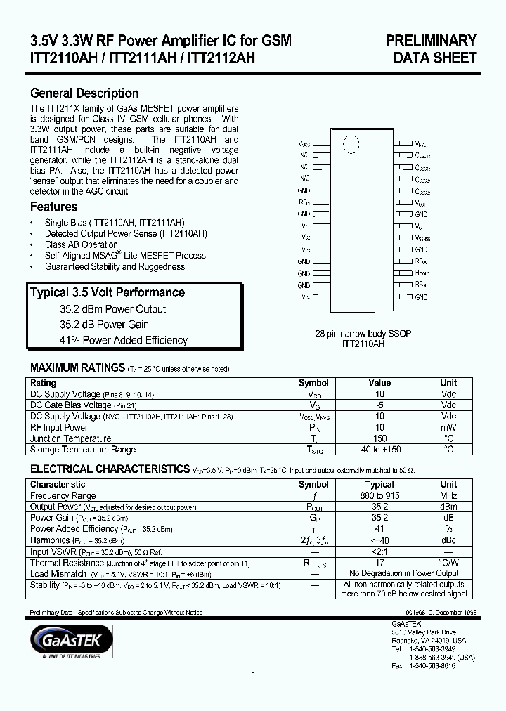 ITT2110AH_195712.PDF Datasheet