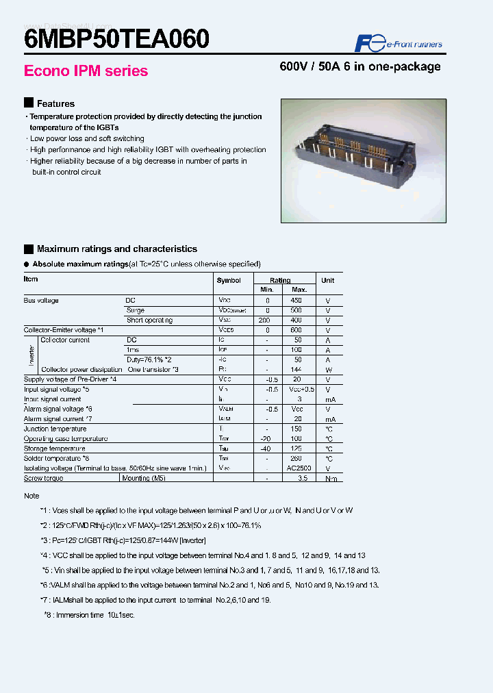 6MBP50TEA060_159446.PDF Datasheet