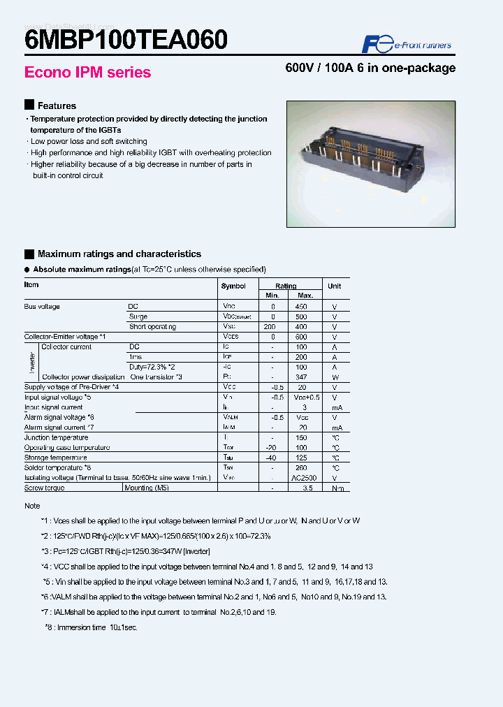 6MBP100TEA060_159436.PDF Datasheet