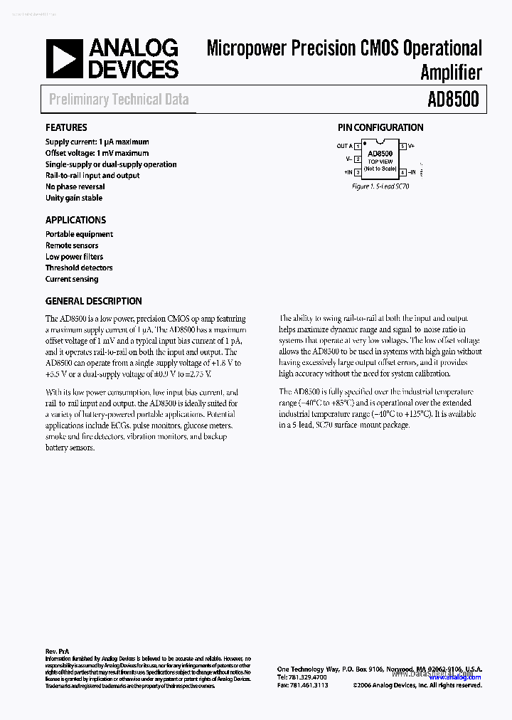 AD8500_159878.PDF Datasheet