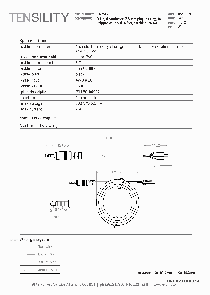 CA-254S_162123.PDF Datasheet