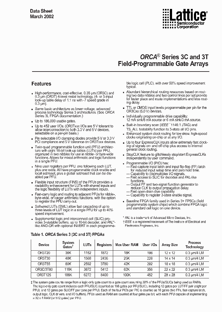 OR3C80_162200.PDF Datasheet