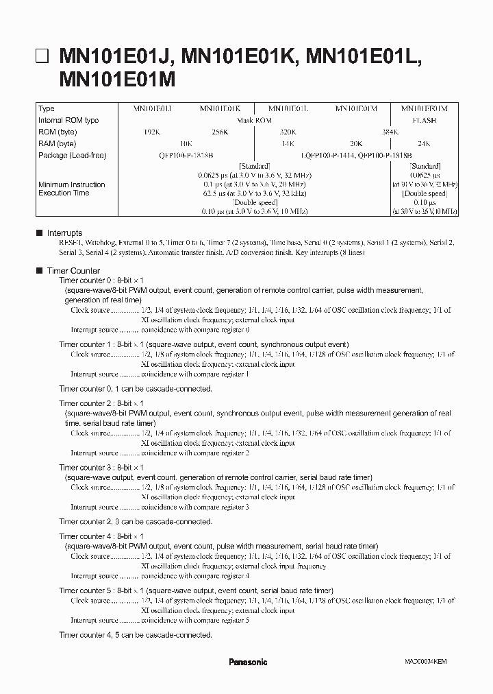 MN101EF01M_195769.PDF Datasheet