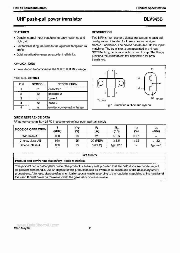 BLV945B_163127.PDF Datasheet