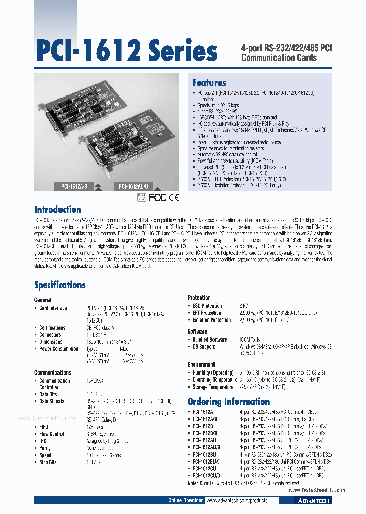 PCI-1612_163716.PDF Datasheet