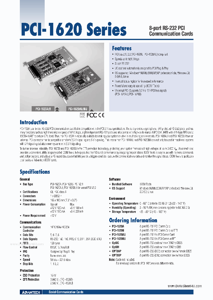 PCI-1620_163717.PDF Datasheet