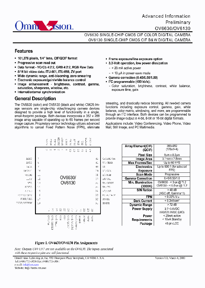 OV6130_163767.PDF Datasheet