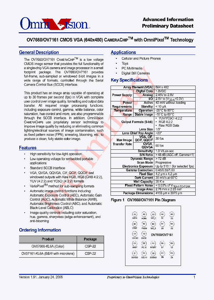 OV7661_163772.PDF Datasheet