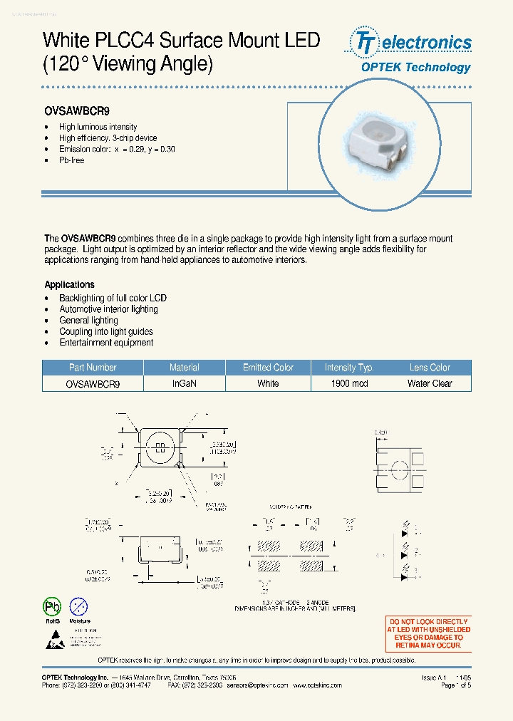 OVSAWBCR9_163786.PDF Datasheet