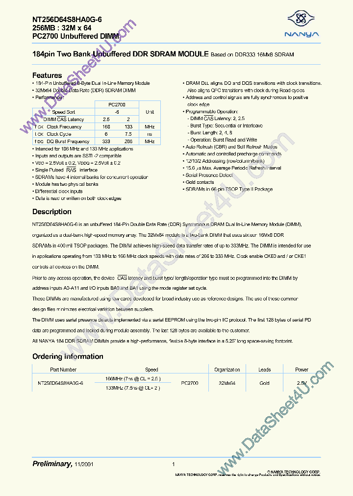 NT256D64S8HA0G-6_164229.PDF Datasheet