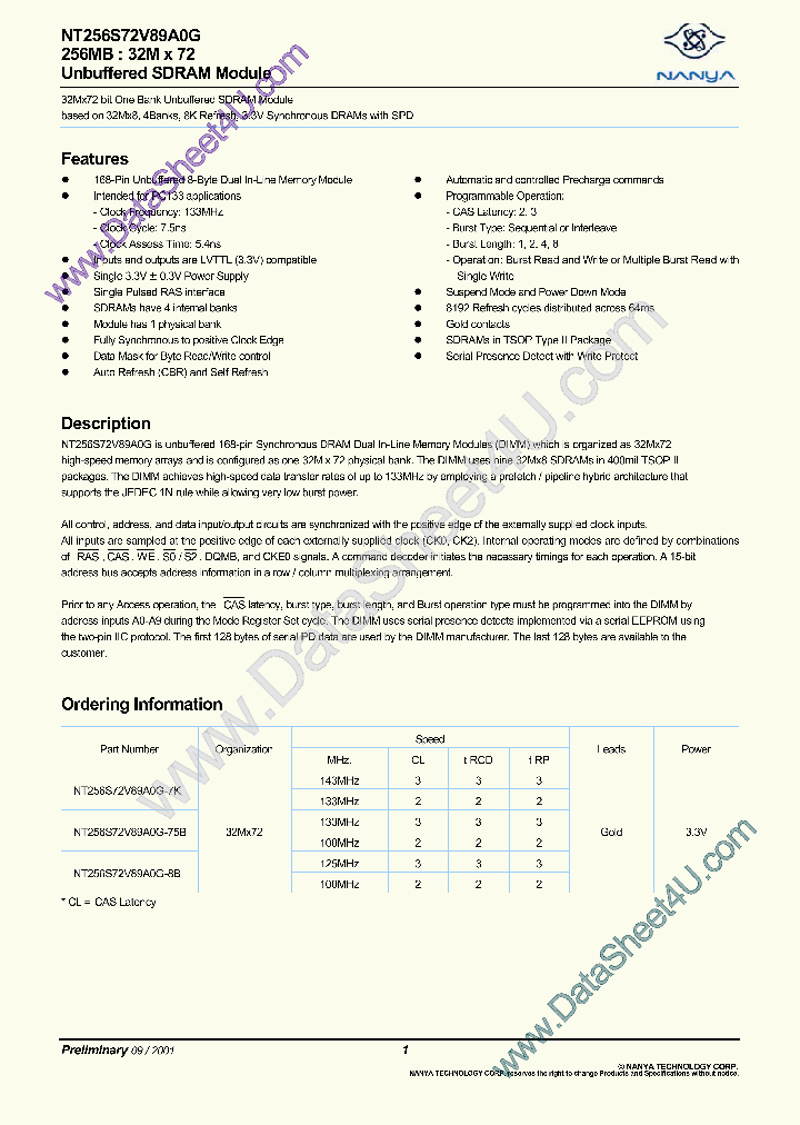 NT256S72V89A0G_164233.PDF Datasheet