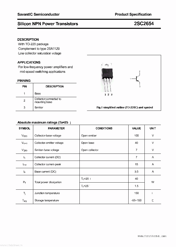C2654_164483.PDF Datasheet