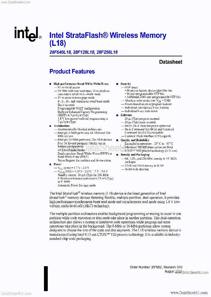 GE28F640L18_164746.PDF Datasheet