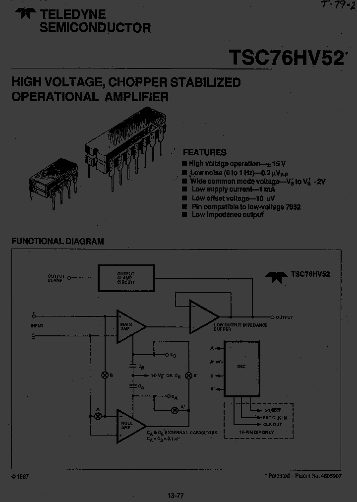 TSC76HV52_165196.PDF Datasheet