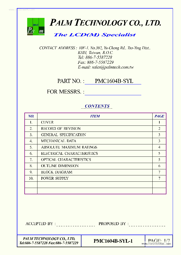 PMC1604B-SYL_165322.PDF Datasheet