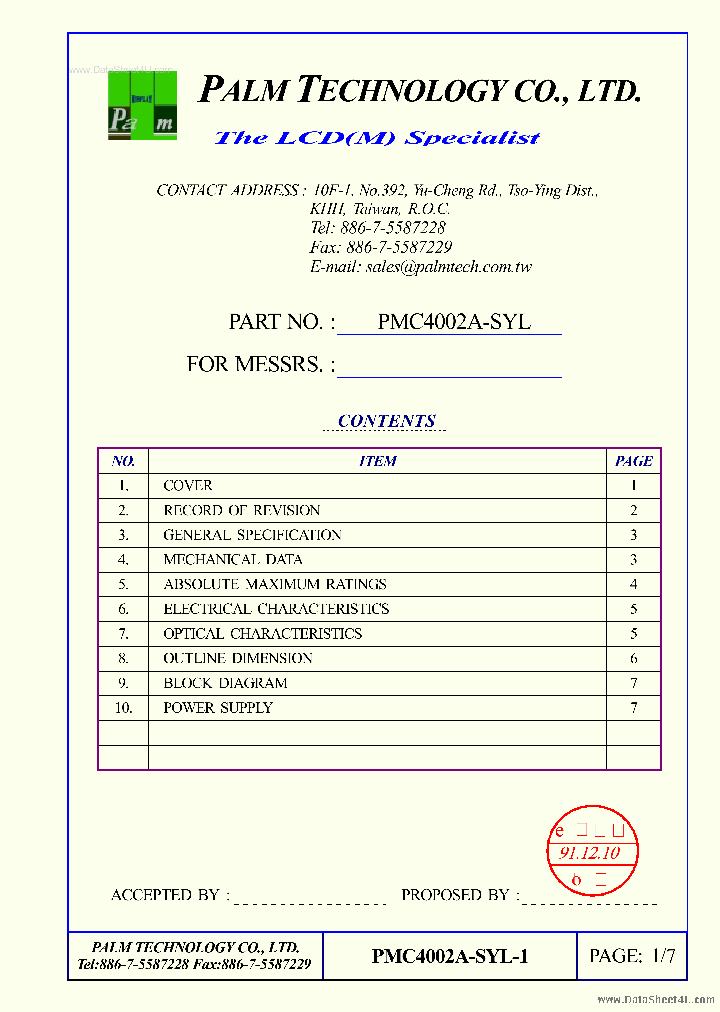 PMC4002D-SYL_165329.PDF Datasheet