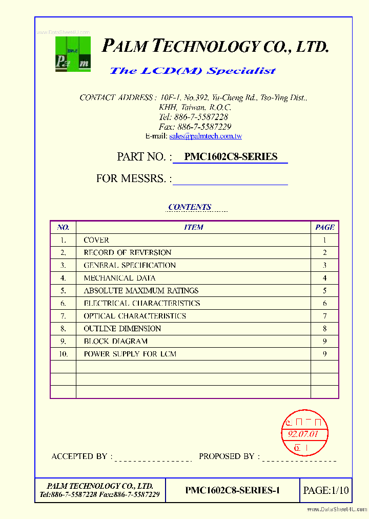 PMC1602C8_165317.PDF Datasheet