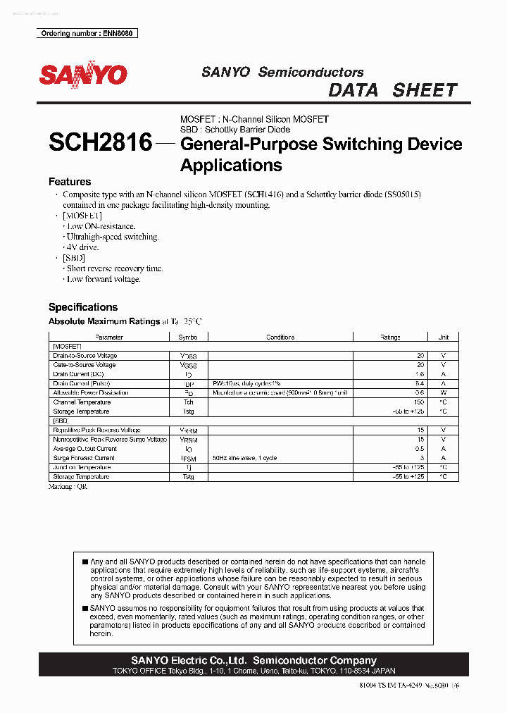 SCH2816_165383.PDF Datasheet