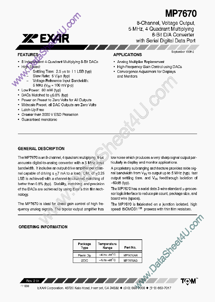 MP7670_165582.PDF Datasheet