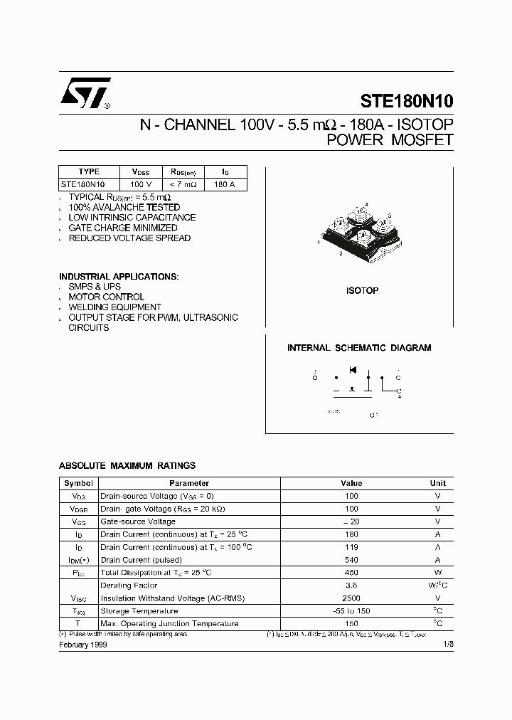 STE180N10_165609.PDF Datasheet