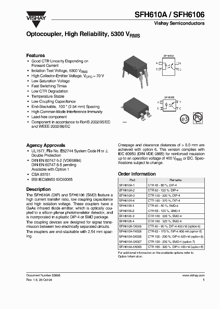 SFH610A-4X006_186588.PDF Datasheet