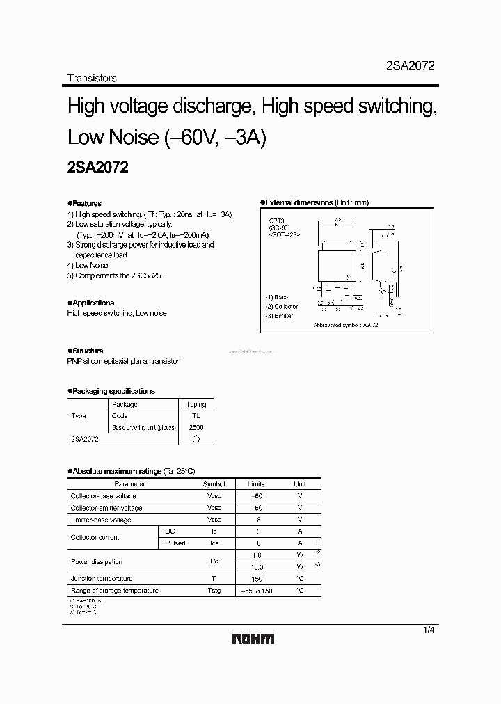 2SA2072_166719.PDF Datasheet