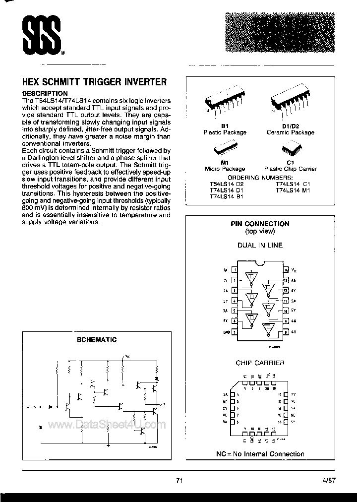 T74LS14_170241.PDF Datasheet