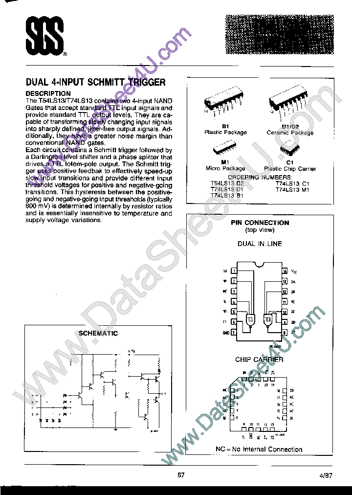 T74LS13_170233.PDF Datasheet