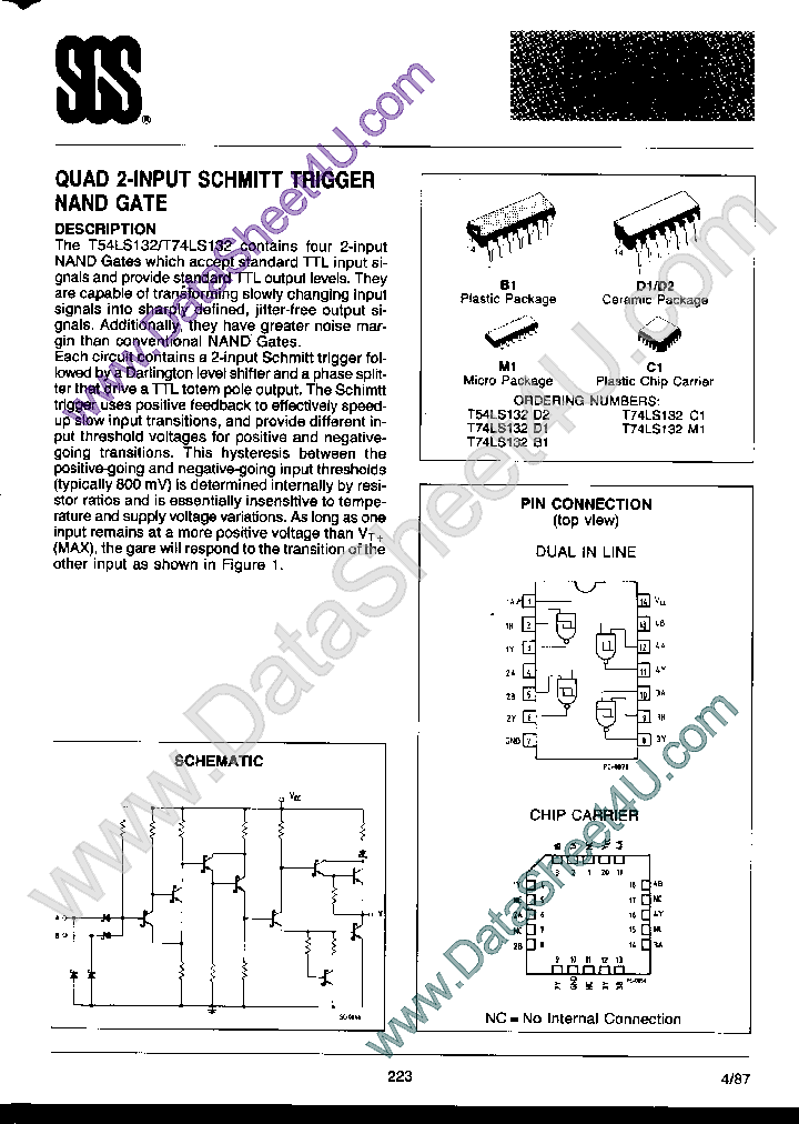 T74LS132_170235.PDF Datasheet