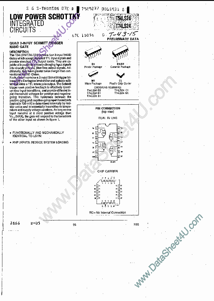 T74LS24_170260.PDF Datasheet