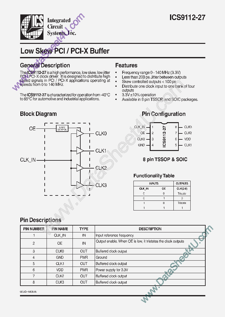 ICS9112-27_168820.PDF Datasheet