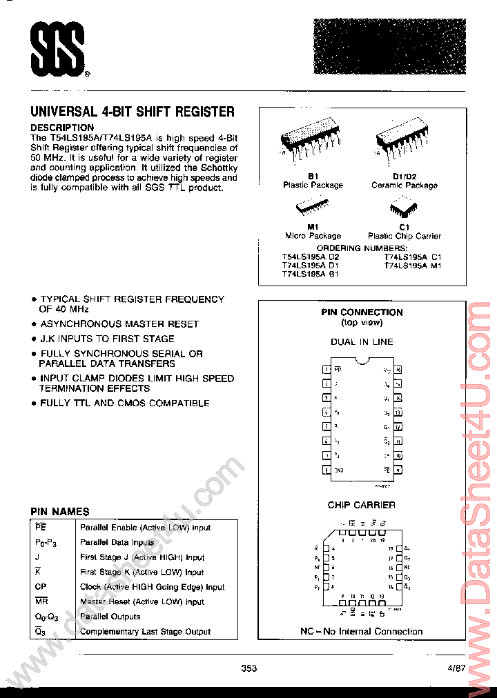 T74LS195A_170259.PDF Datasheet