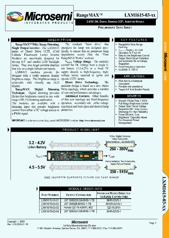 LXM1615-03-03_189455.PDF Datasheet